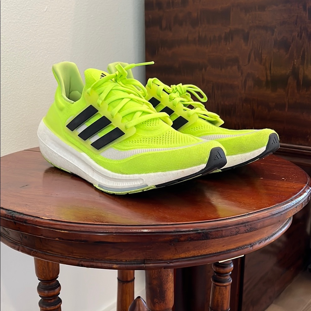 Adidas Ultra Boost Light Lime Green Athletic Sneakers